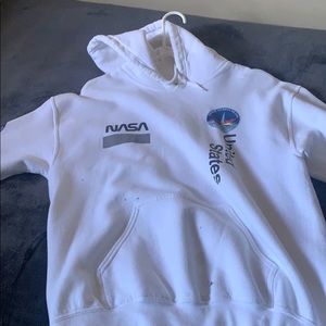 White Nasa Pacsun Hoodie